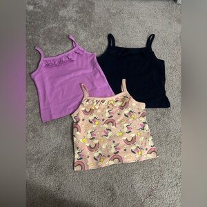 Amazon Essentials pack of three cotton shirts for girls, size M